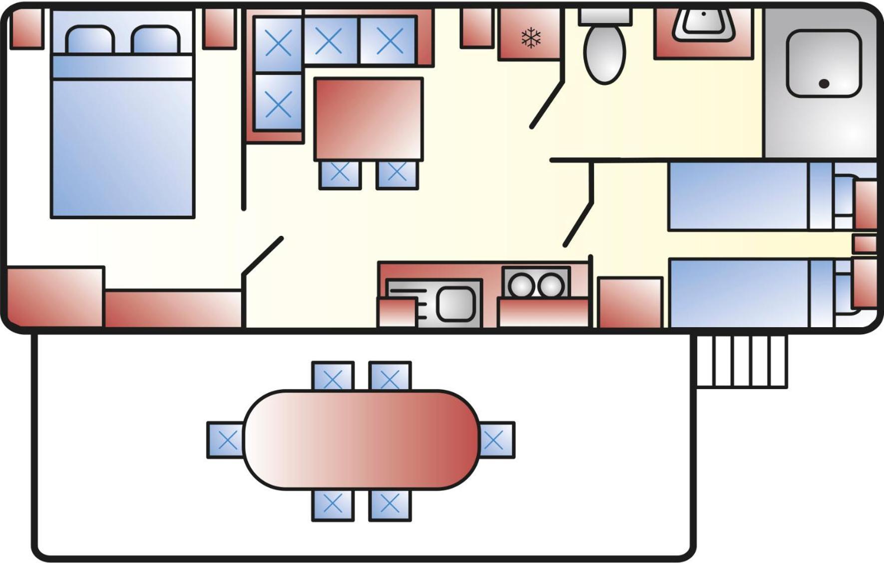 Albatross Mobile Homes On Camping San Francesco Дуна Верде Екстериор снимка